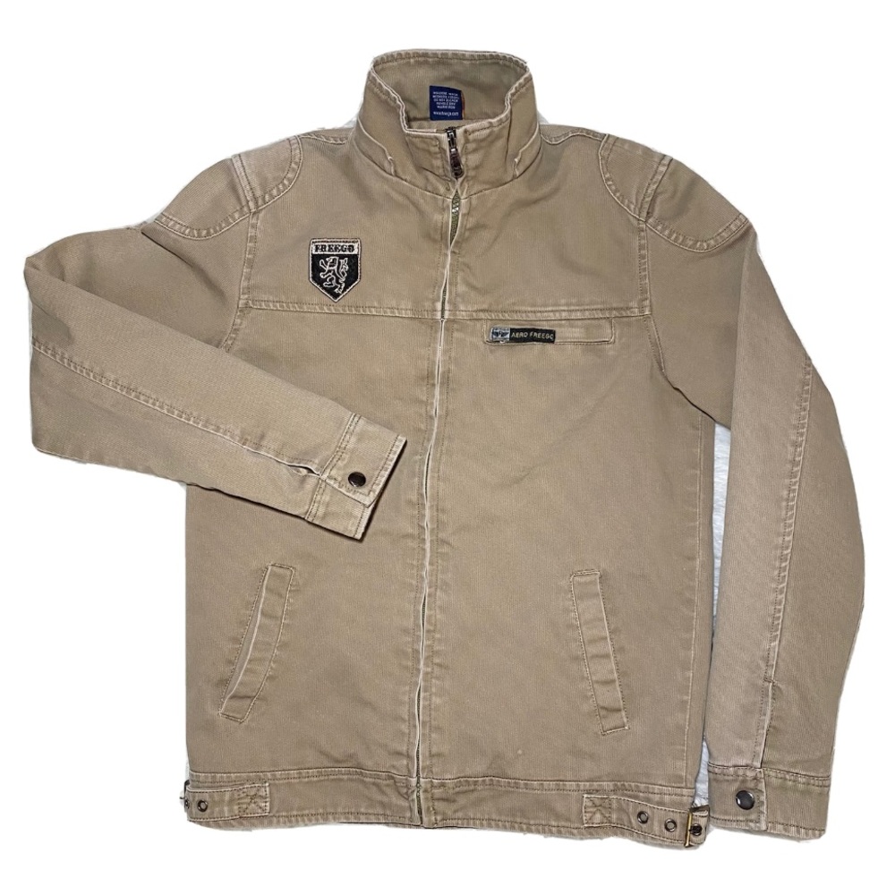 RARE FJC FREEGO Div Aero Corduroy Jacket Boy’s Large.